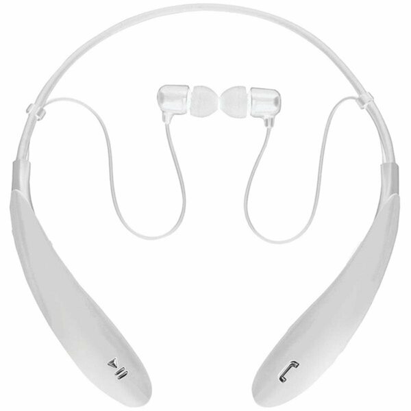 Super Sonic Bluetooth Headphones with Microphone, White IQ-127BT WHITE